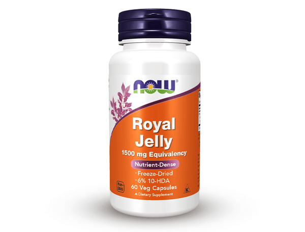NOW Foods Royal Jelly, , 60 Veg Capsules