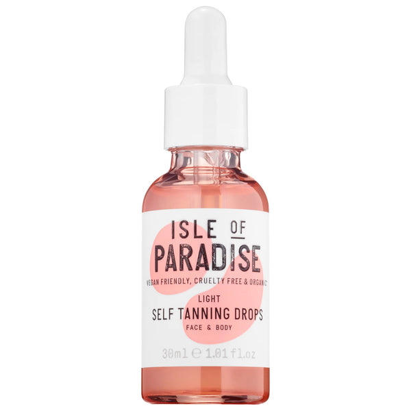 Isle of paradise Self Tanning Glow Drops Light