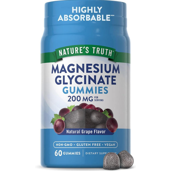 Nature's Truth Magnesium Glycinate 200mg Gummies