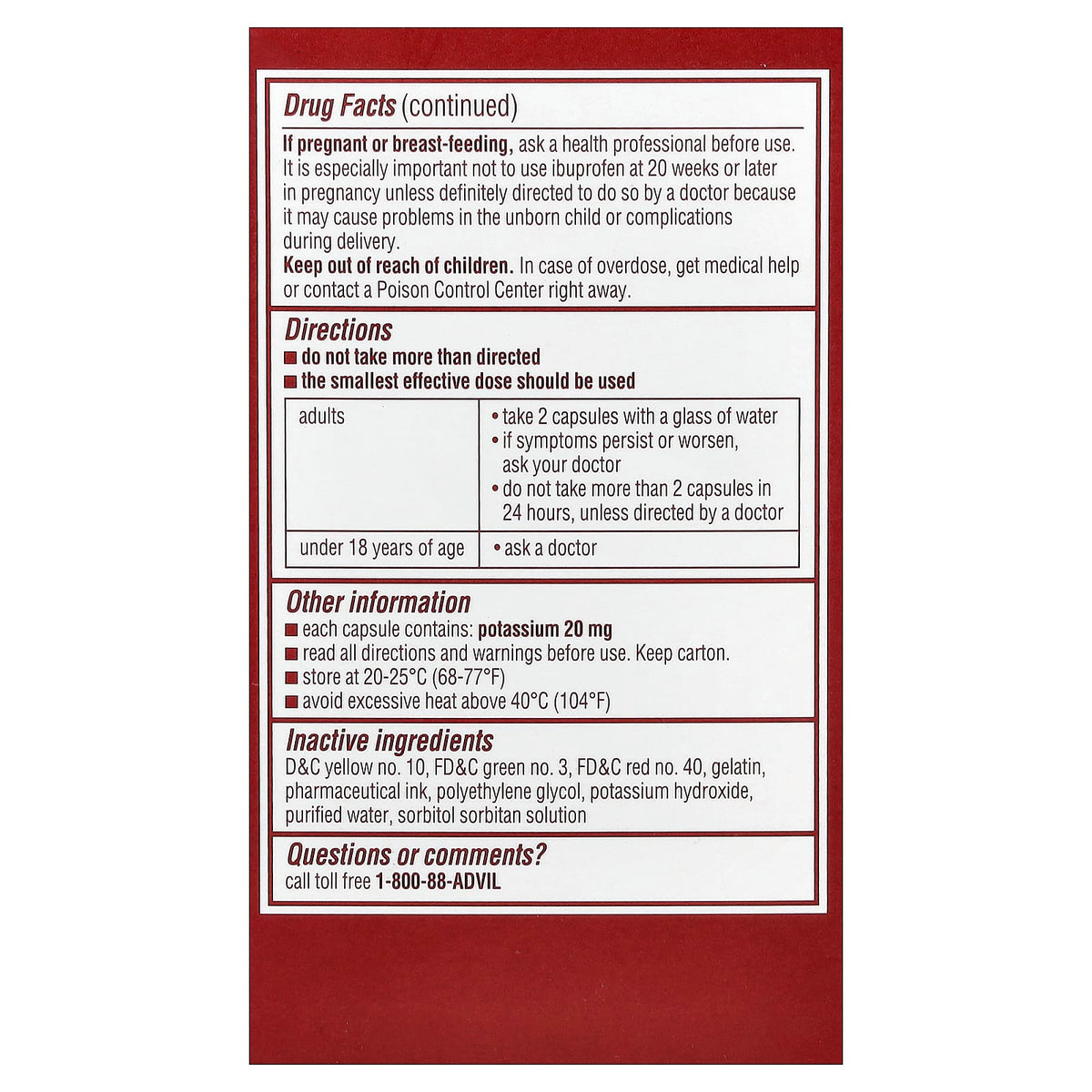 Advil Migraine, Ibuprofen, 80 Liquid Filled Capsules
