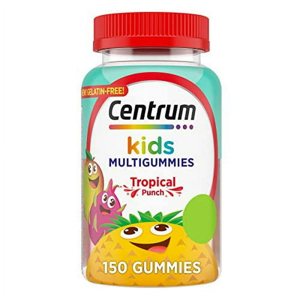 Centrum Kids Multivitamin Gummies, Tropical Punch Flavor, 150 Count