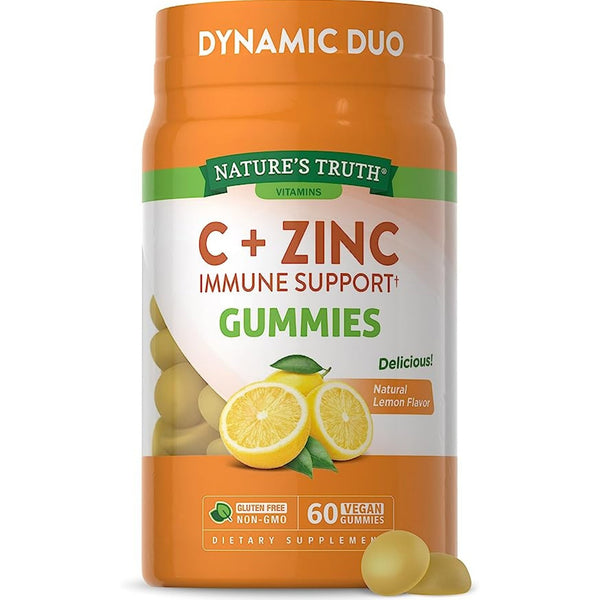 Nature's Truth Vitamin C + Zinc Gummies