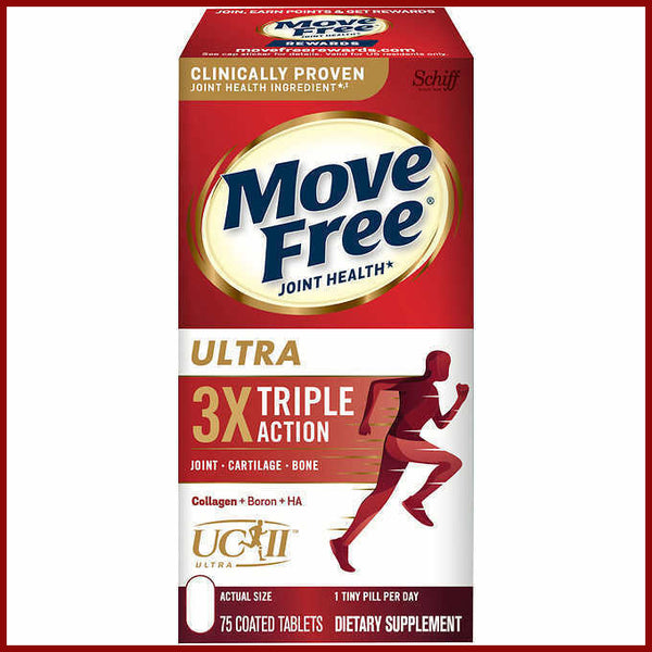 Schiff Move Free Ultra Triple Action Joint Supplement - 75 Tablets