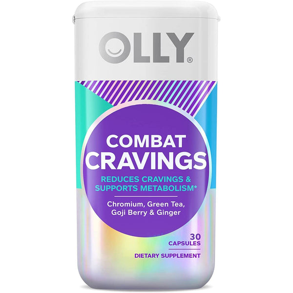 OLLY Combat Cravings Capsules, Metabolism & Energy Support Supplement