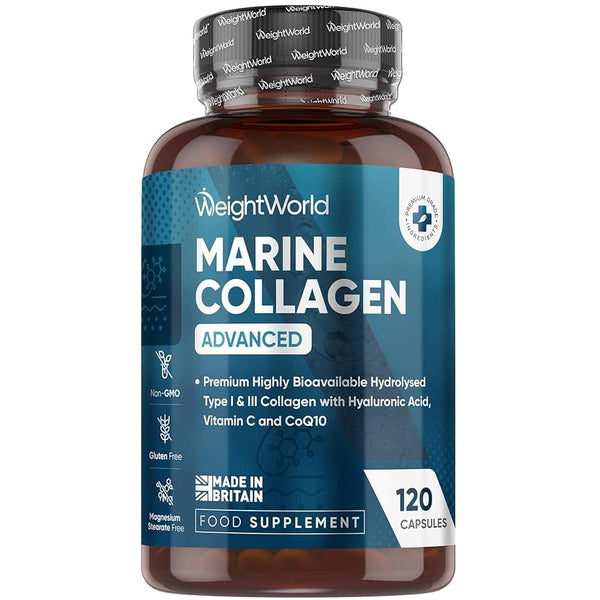 WeightWorld Marine Collagen Advanced With Hyaluronic Acid 120 Capsules