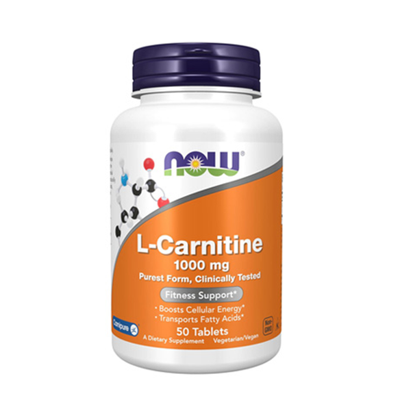 Now L-Carnitine 1000Mg 50 Tablets