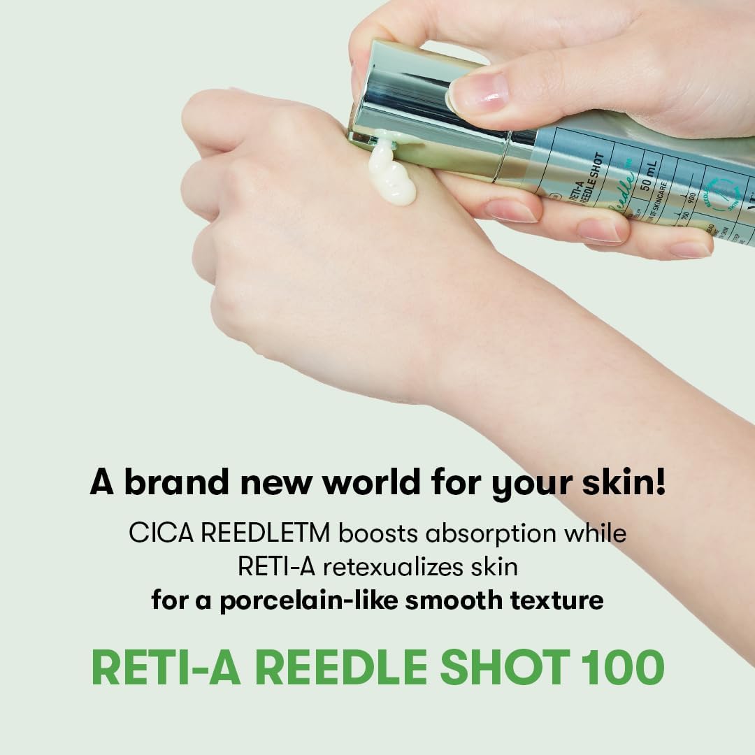 VT COSMETICS Reti-A Reedle Shot 100, Retinol(Vitamin A) Microneedling Serum