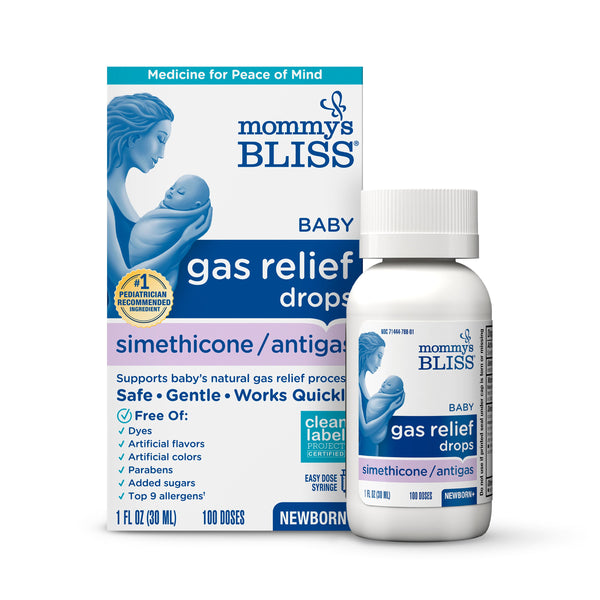 Mommy’s Bliss Baby Gas Relief Drops, Newborn+, 30 ml (1 fl oz)