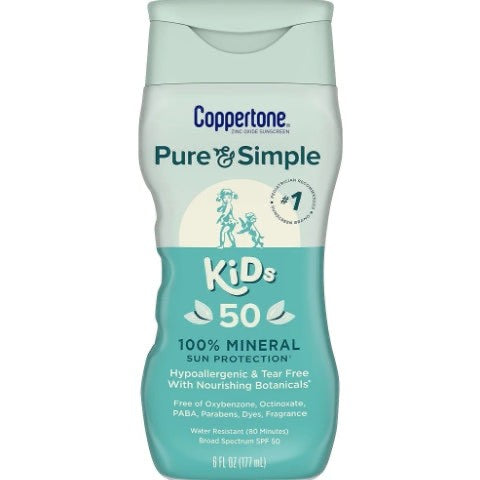 Coppertone Pure and Simple Sunscreen Lotion