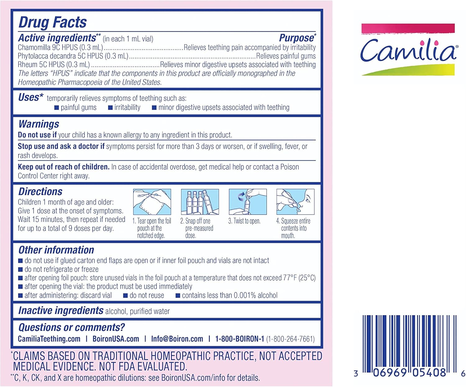 Boiron Camilia Teething Relief