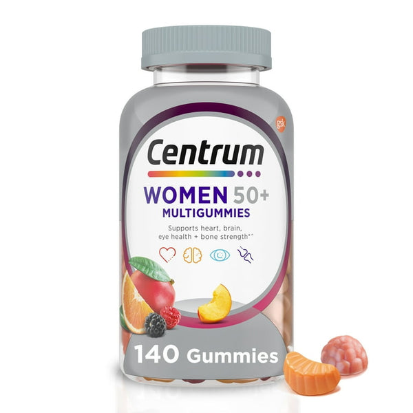 Centrum Multigummies Womens 50+, 140 Gummies