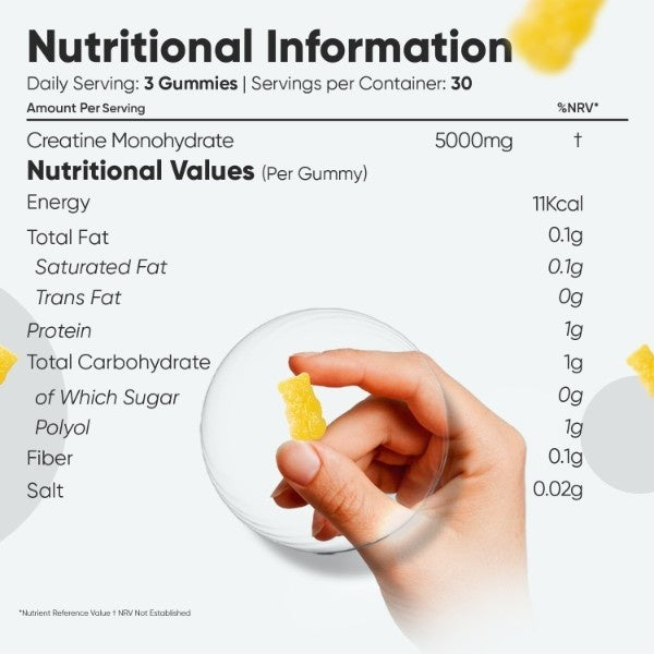 WeightWorld Creatine Gummies - 90 Chewable Gummies