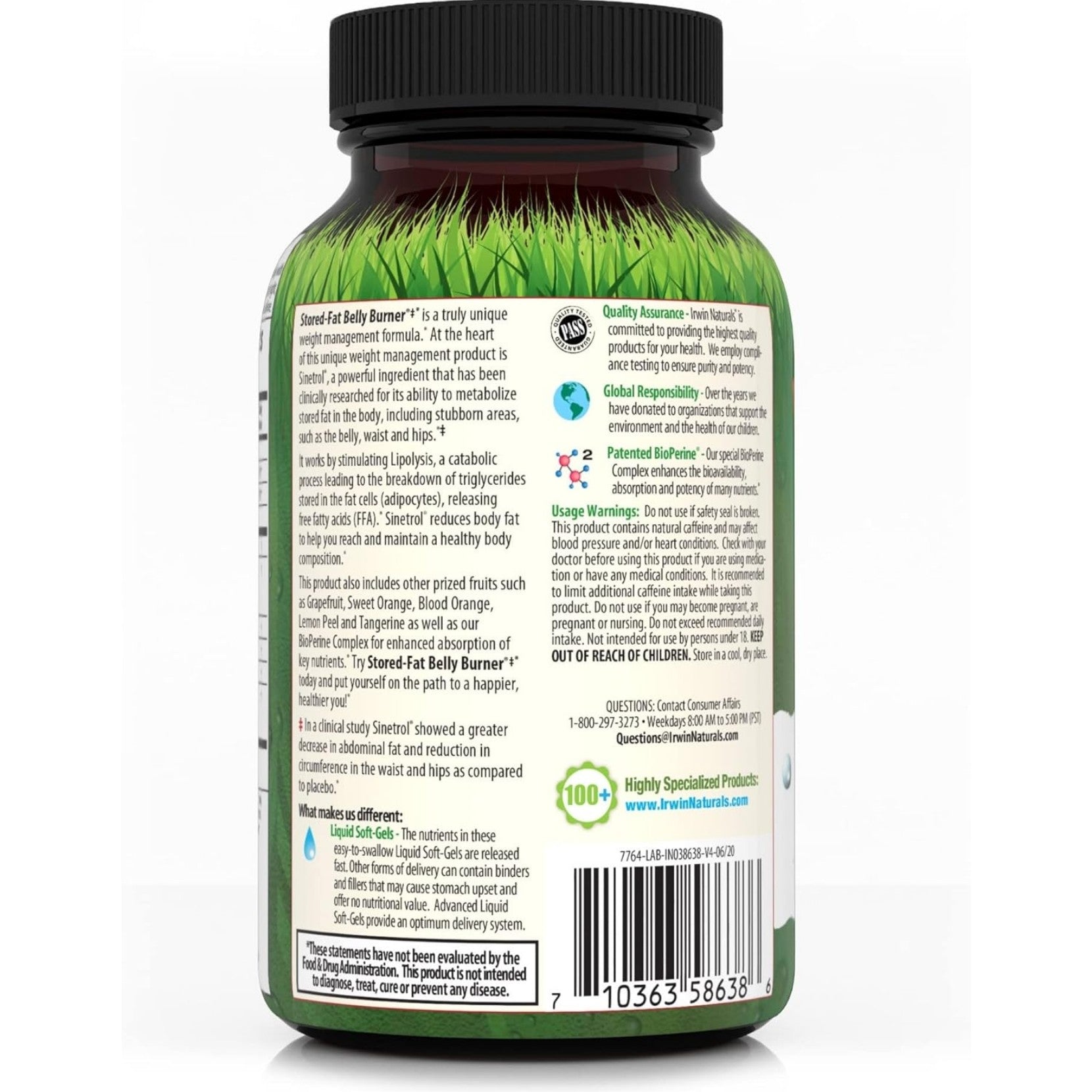 Irwin Naturals Stored-Fat Belly Burner