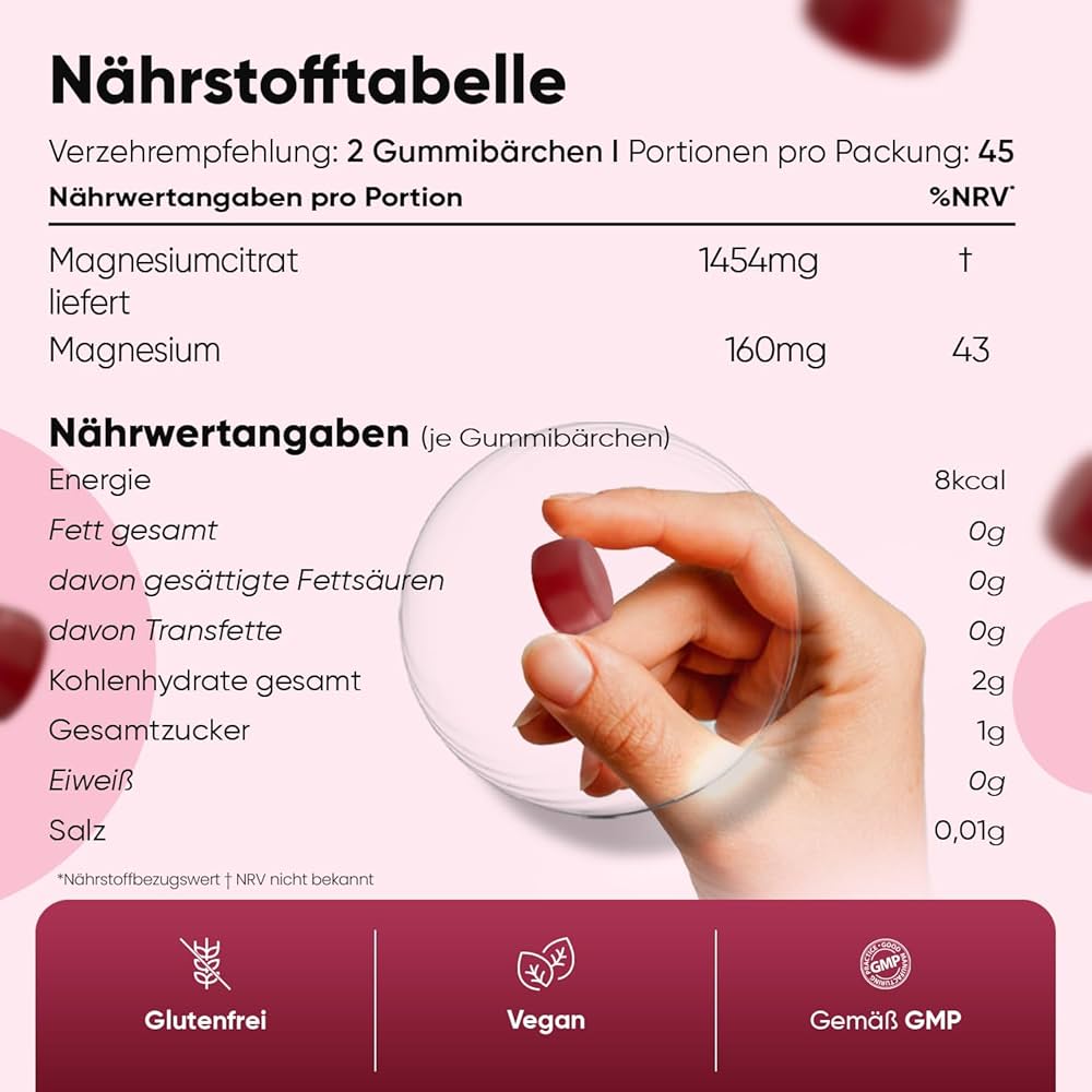 WeightWorld Magnesium Citrate Gummies - 90 Vegan Gummy Bears