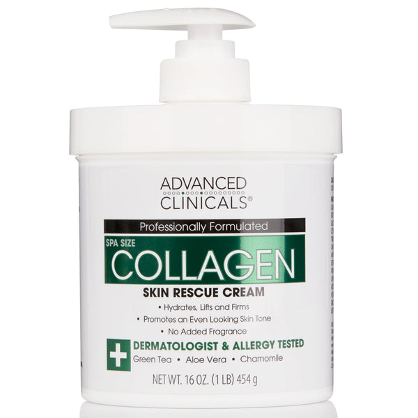 Advanced clinicals collagen skin rescue lotion