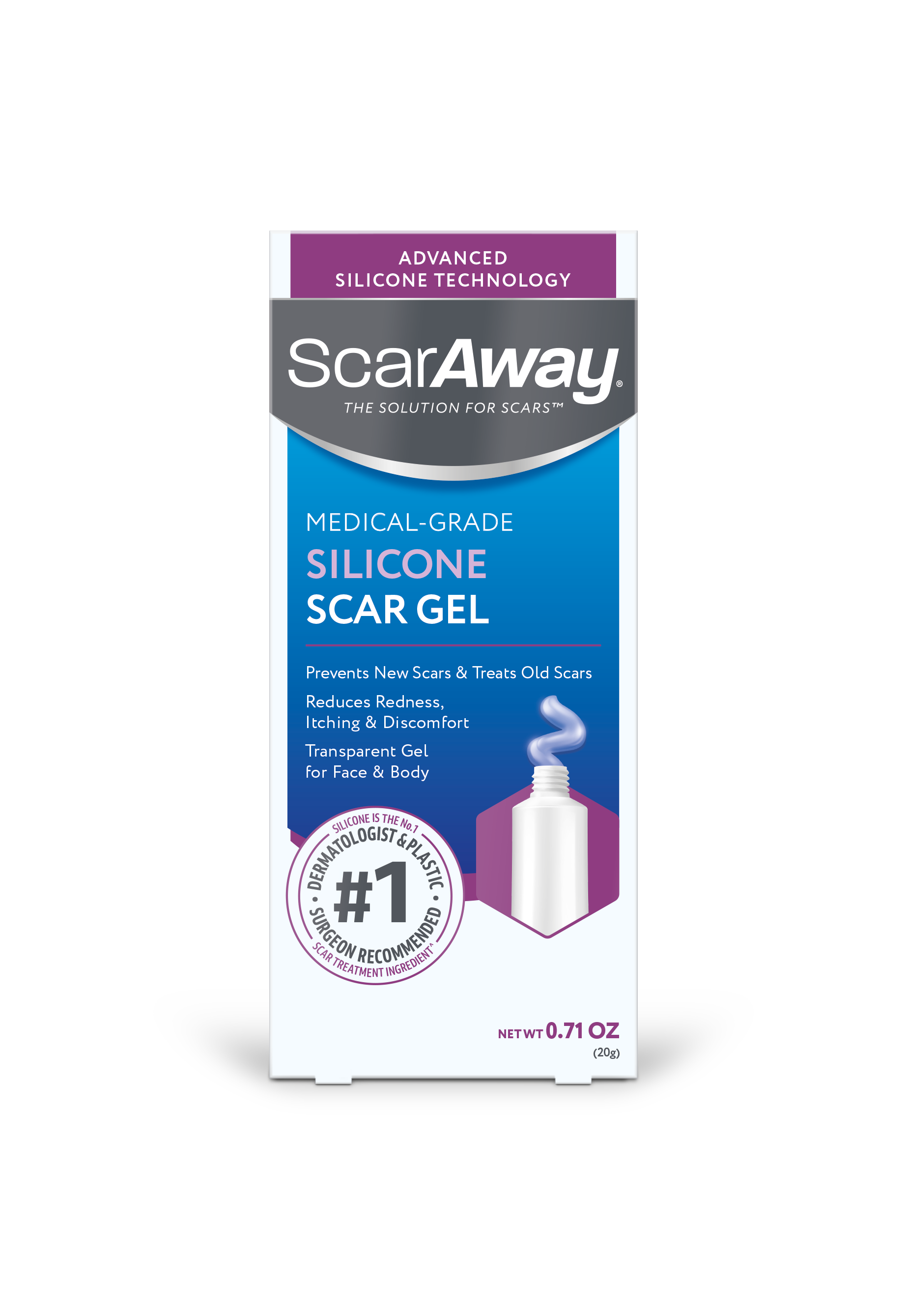 ScarAway® Silicone
Scar Gel 0.71oz (20g)