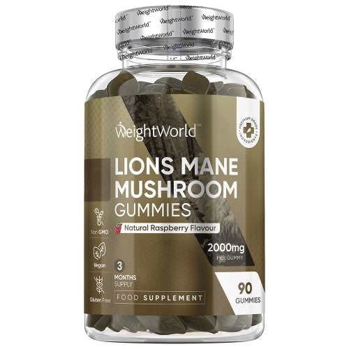 WeightWorld Lion's Mane-90 Gummies (3 Months Supply)