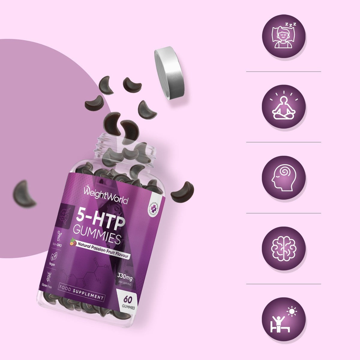 WeightWorld 5-HTP 60 Gummies
