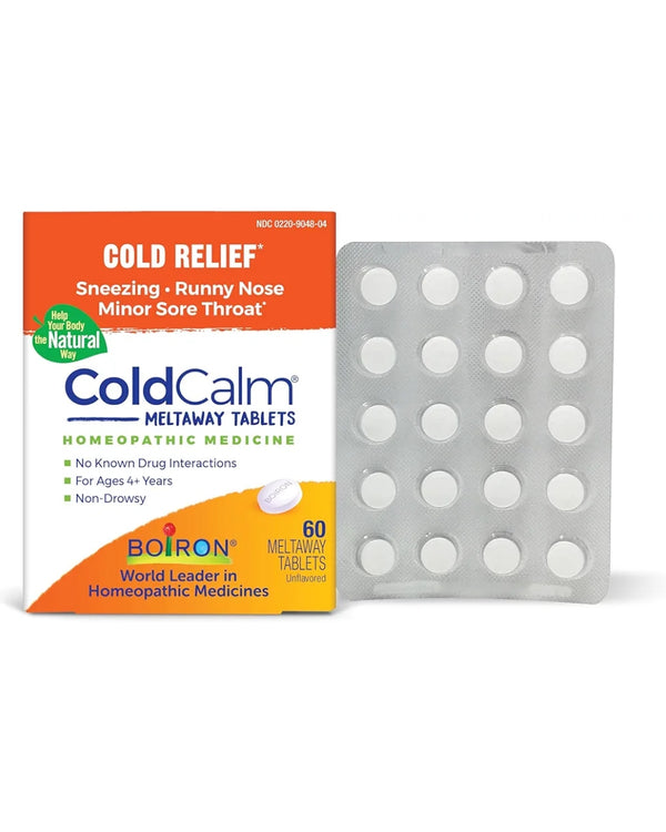 Boiron ColdCalm Tablets for Relief of Common Cold Symptoms