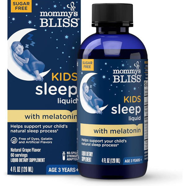 Mommy's Bliss Kids Sleep Liquid with Melatonin & Calming Herbs