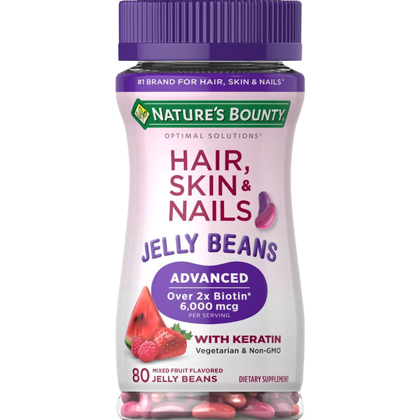 Nature's Bounty Advanced Hair, Skin, and Nails Jelly Beans 80ct