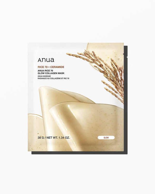 Anua Rice 70 Glow Collagen Mask