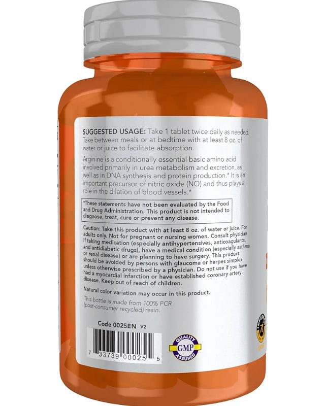 Now Foods Sports Nutrition, L-Arginine Double Strength 1000mg