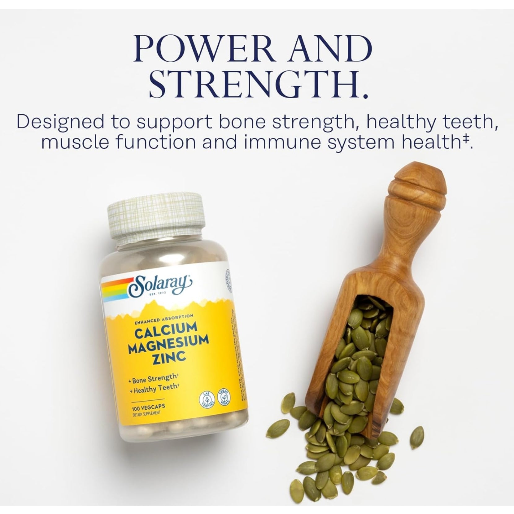 Solaray Calcium, Magnesium, Zinc