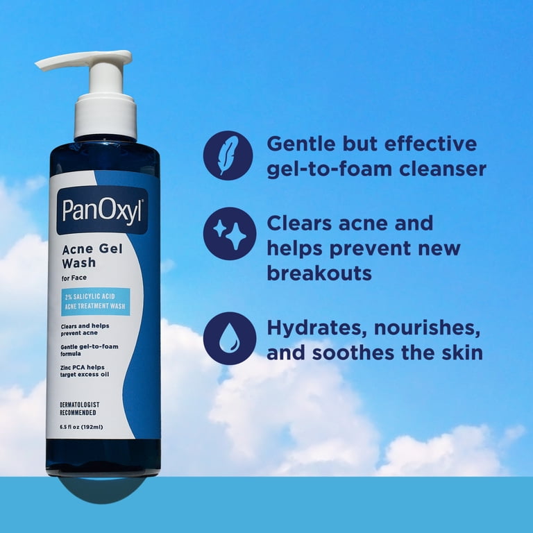 PanOxyl Acne Gel Wash, 2% Salicylic Acid