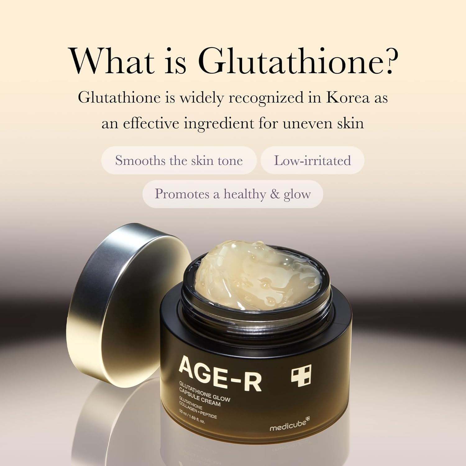 Medicube AGE-R Glutathione Glow Capsule Facial Cream