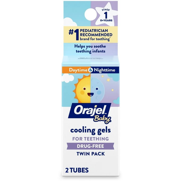 Orajel Baby Daytime & Nighttime Cooling Gels for Teething