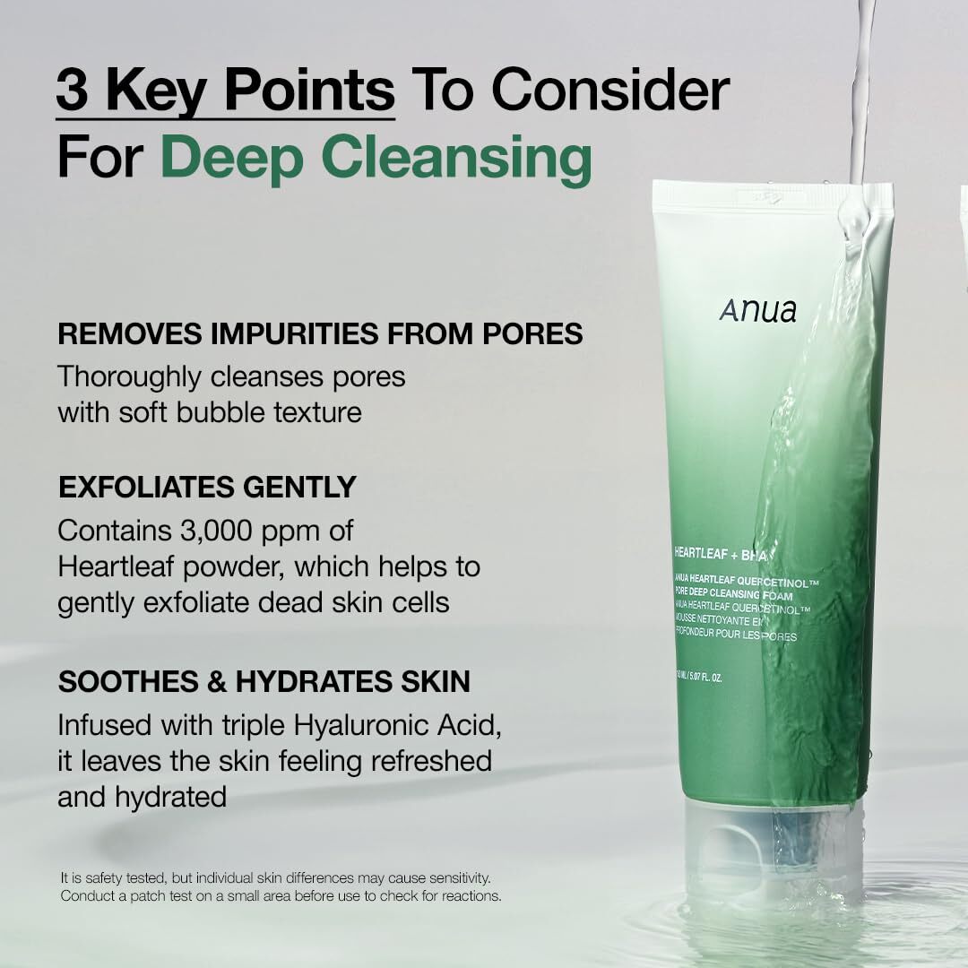 Anua Heartleaf Pore Cleansing Foam Double Set