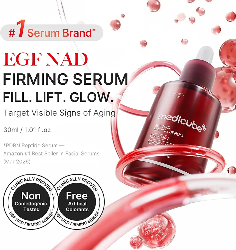 Medicube NAD EGF Firming Serum for Face & Neck | Anti-Aging Serum