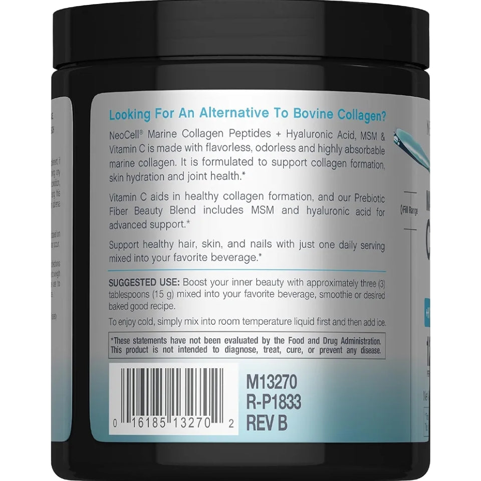 NeoCell Marine Collagen with Beauty Blend, Unflavored Powder