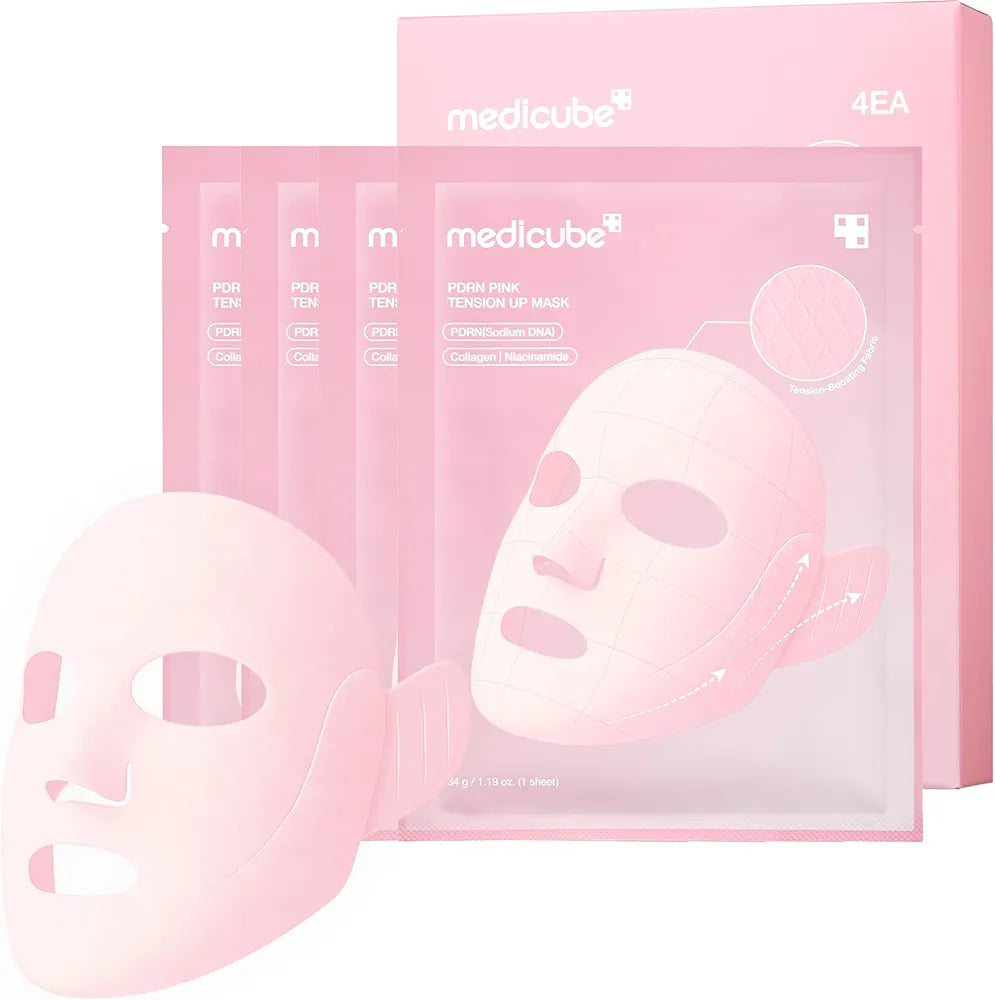 medicube PDRN Pink Tension Up Mask | with Salmon PDRN, NAD & Caffeine