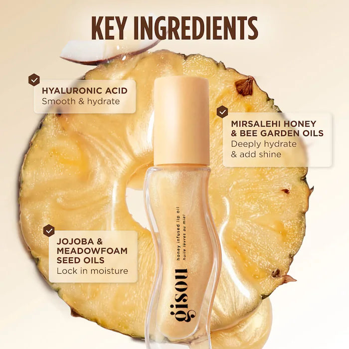 Gisou 
Honey Infused Hydrating Lip Oil