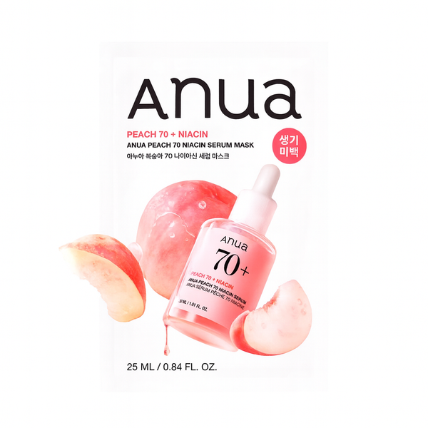 Anua Peach 70 + Niacin Serum Mask Sheet 1ea