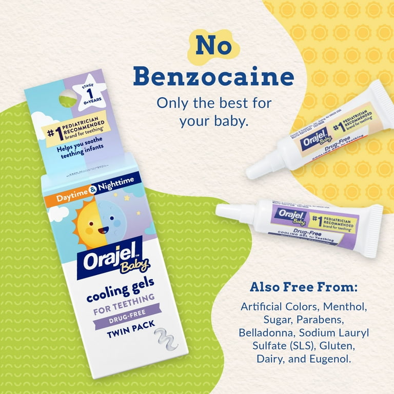 Orajel Baby Daytime & Nighttime Cooling Gels for Teething