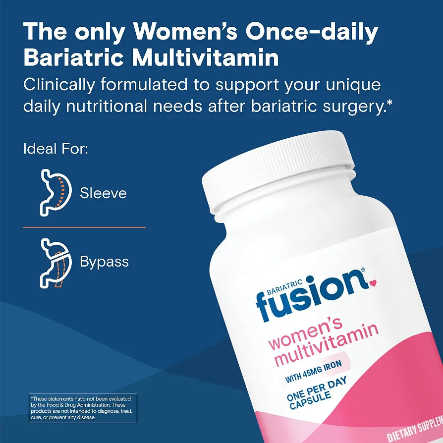 Women’s One Per Day Bariatric Multivitamin With Iron Capsules