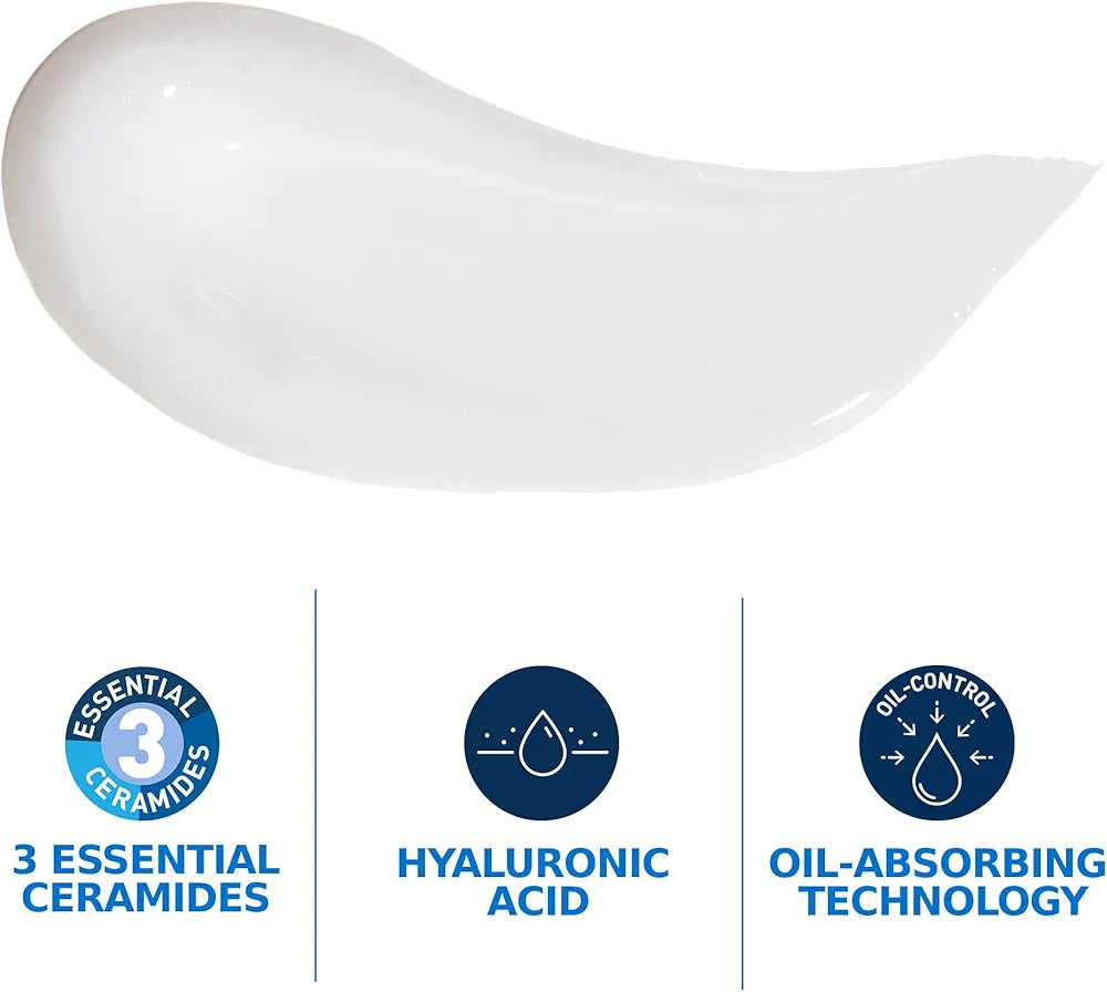 CeraVe Oil Control Moisturizing Gel-Cream, Face Moisturizer for Oily Skin