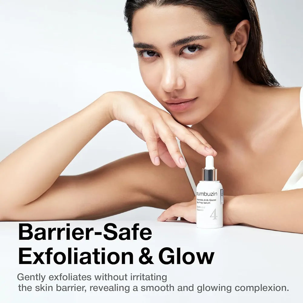 numbuzin No.4 Ceramide AHA PHA Glazed Skin Prep Serum