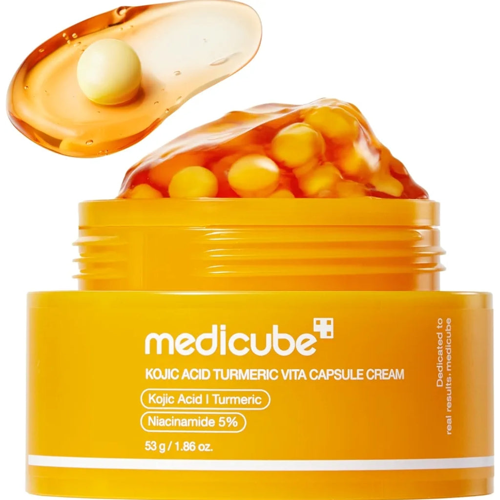Medicube Capsule Cream with Kojic Acid & Turmeric for Uneven Skin Tone