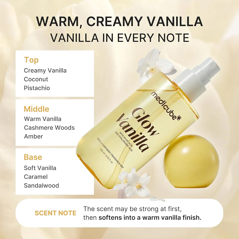 medicube Glow Vanilla Hair & Body Fragrance Mist