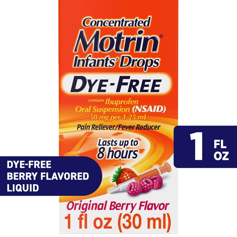 Infants’ Motrin Infant Ibuprofen Oral Suspension Concentrated Drops, 1 fl. oz