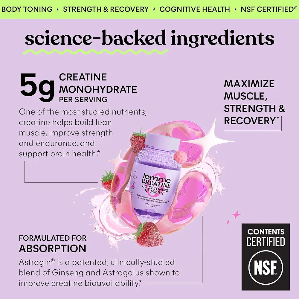 Lemme Creatine Monohydrate Gummies