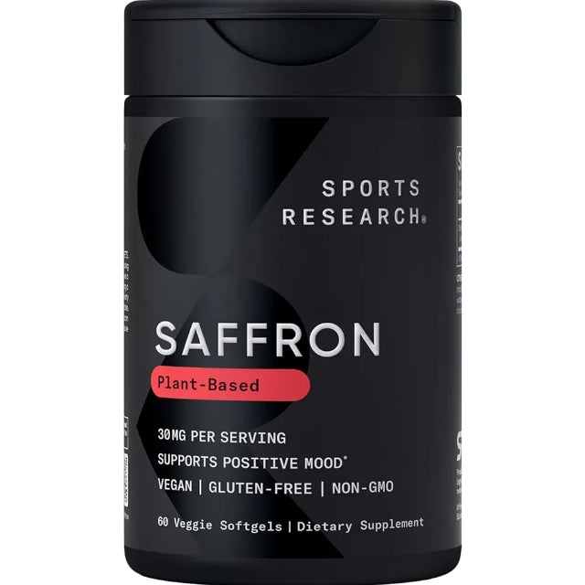 Sports Research Pure Saffron 30mg, 60 Count Plantgels™
Mood & Stress Support