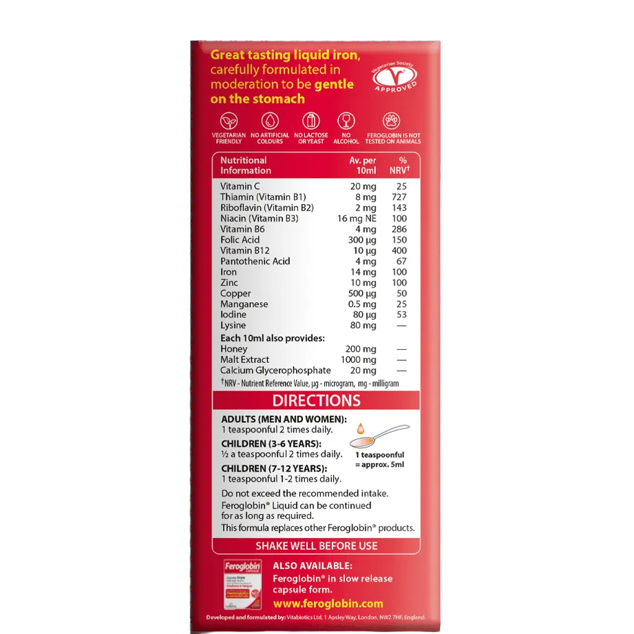 Feroglobin Liquid
200ml