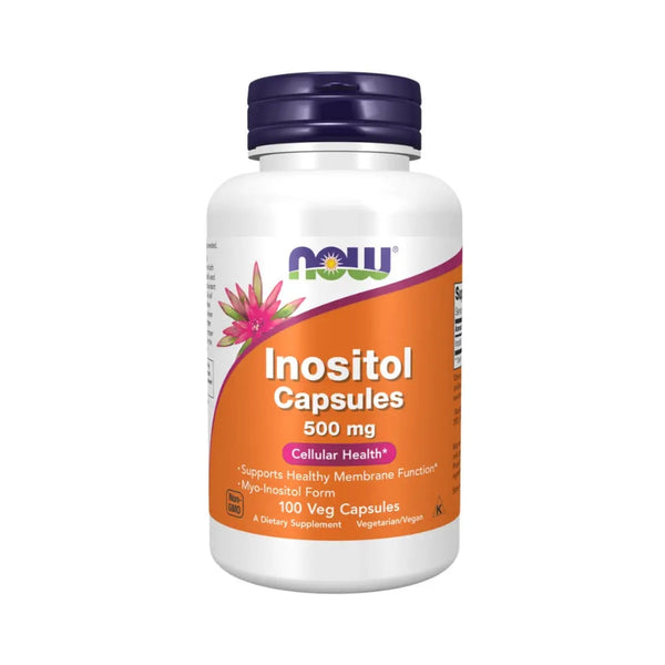NOW Foods Inositol 500 mg,100 Veg Capsules