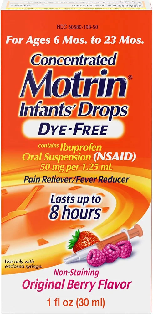 Infants’ Motrin Infant Ibuprofen Oral Suspension Concentrated Drops, 1 fl. oz