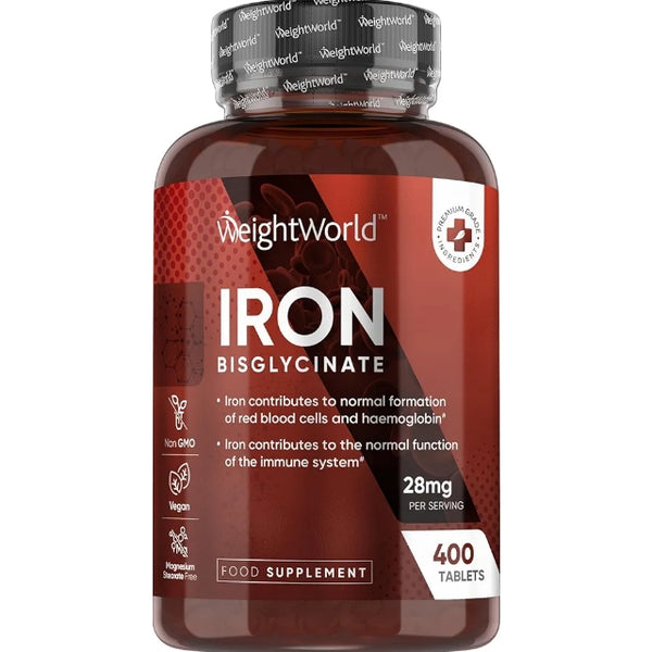 Iron Tablets 28mg - 400 Tablets (6+ Months Supply)